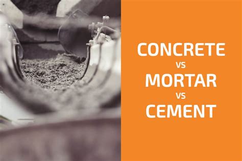 Concrete vs. Mortar vs. Cement: What Are the Differences? - Handyman's World