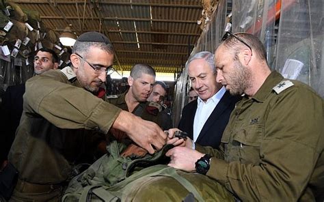 Netanyahu hails army readiness, says forces ready for ‘crushing attack ...