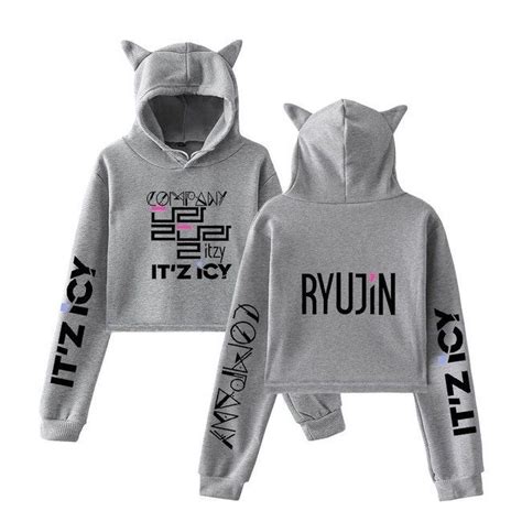 ITZY CROPPED HOODIE | FREE Worldwide Shipping | Itzy Merch