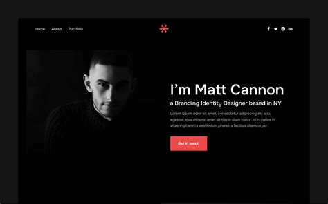 Dark Mode Portfolio Webflow Template - Darkfolio X | BRIX Templates