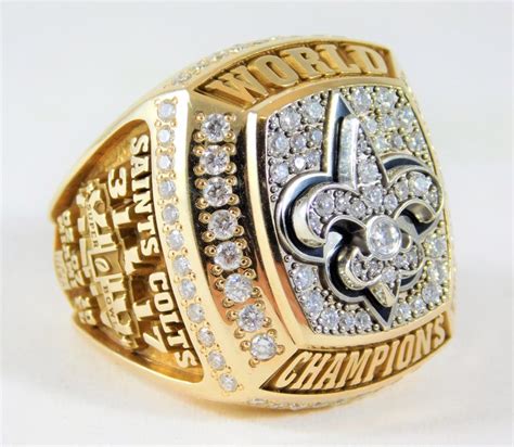 New Orleans Saints Super Bowl Ring For Sale at 1stDibs | saints super ...