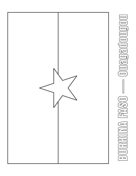 Burkina Faso Flag Coloring Page | Download Free Burkina Faso Flag Coloring Page for kids | Best ...