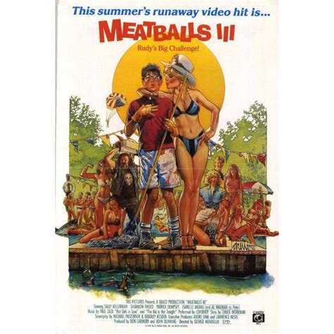 Meatballs 3 - movie POSTER (Style A) (27" x 40") (1987) - Walmart.com ...