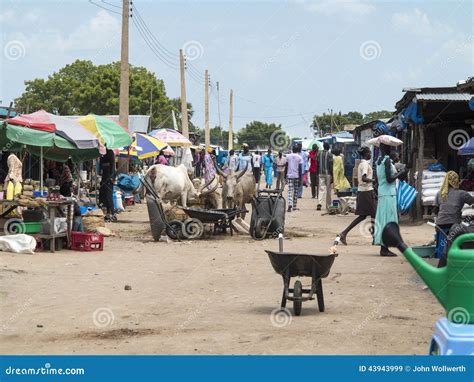 Outdoor Market, South Sudan Editorial Stock Image - Image: 43943999