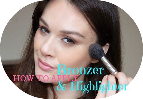 beautiful me plus you: How to apply Bronzer & Highlighter - Tutorial