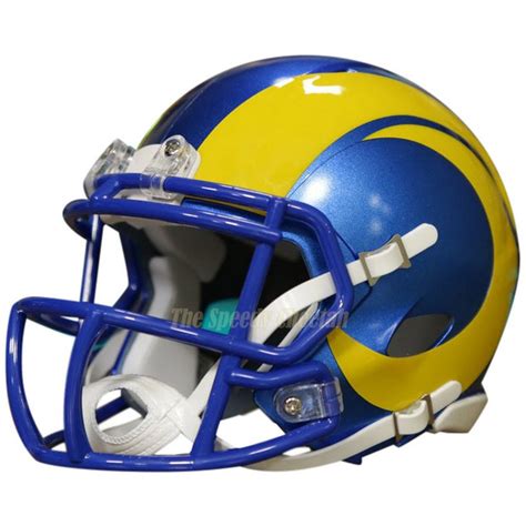 LA Rams Riddell Speed Mini Football Helmet – The Speedy Cheetah