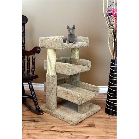 Cat's Choice Solid Wood Large Triple Cat Perch - 130029 - CatsPlay Superstore