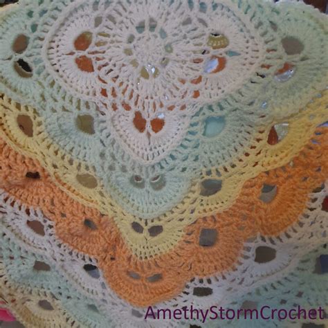 Textured Virus Blanket Free Crochet Pattern ⋆ AmethyStormCrochet