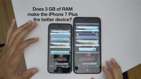 See how iPhone 7 Plus’s 3GB RAM performs against iPhone 7’s 2GB with our Safari tab test [Video ...