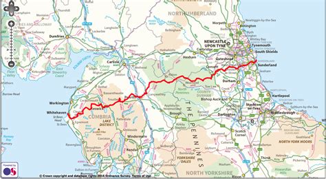 Coast 2 Coast cycle route - Whitehaven to Sunderland c2c | The Hiking ...