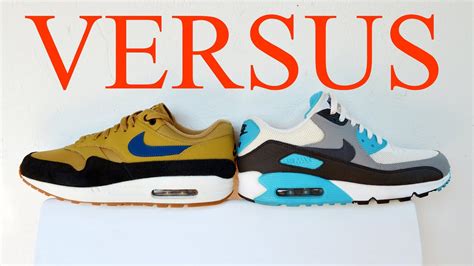 Nike Air Max 90 Essential VS Nike Air Max 1 - YouTube