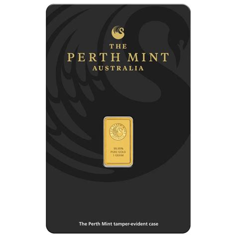 Buy Perth Mint 1g Minted Gold Bar - Gold Bullion Australia