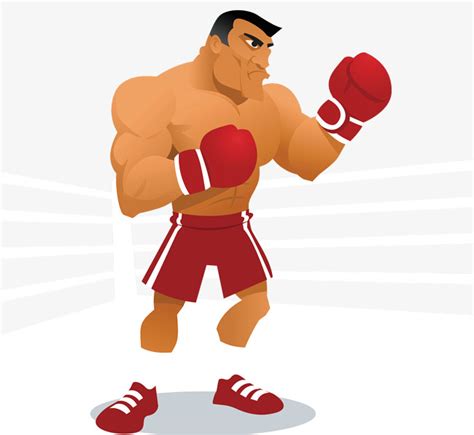 Boxer clipart boxing player, Boxer boxing player Transparent FREE for ...