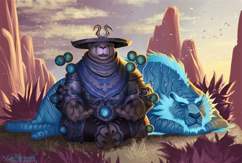 Pandaren Monk by J.B. Van Harmontt Freelance concept artist and ...