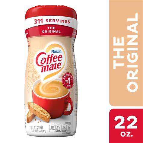 Nestle Coffee mate Original Powdered Coffee Creamer 22 oz. - Walmart.com - Walmart.com