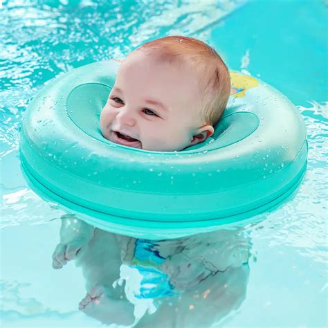 Solid Baby Swimming Neck Ring Baby Neck Float Flot Adores Para Piscina Swim Trainer Infant Neck ...