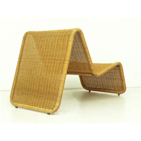 Vintage Rattan Lounge Chair by Ikea, Swedish 1970s