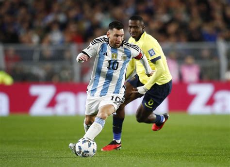 Messi magic earns Argentina win over Ecuador in World Cup qualifier ...