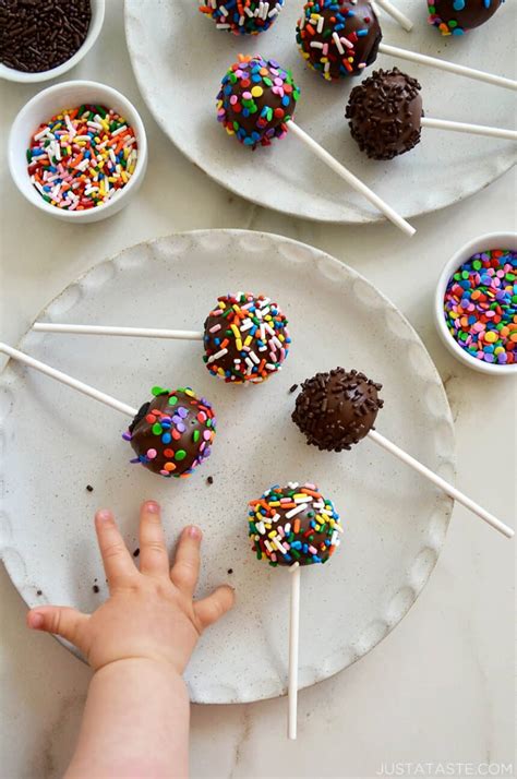 No-Bake Chocolate Cookie Pops - Just a Taste