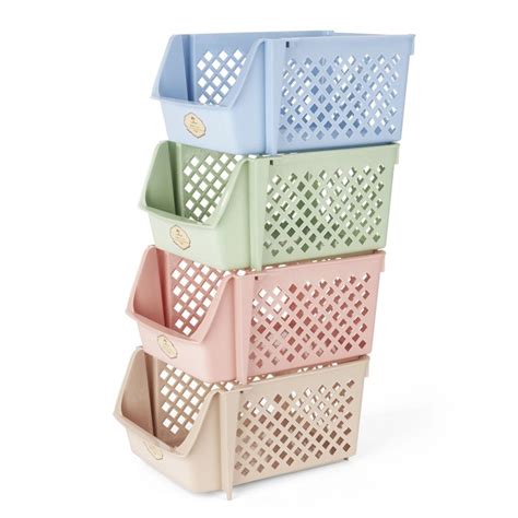 Clear Stackable Storage Bins With Lids — Madison Art Center Design