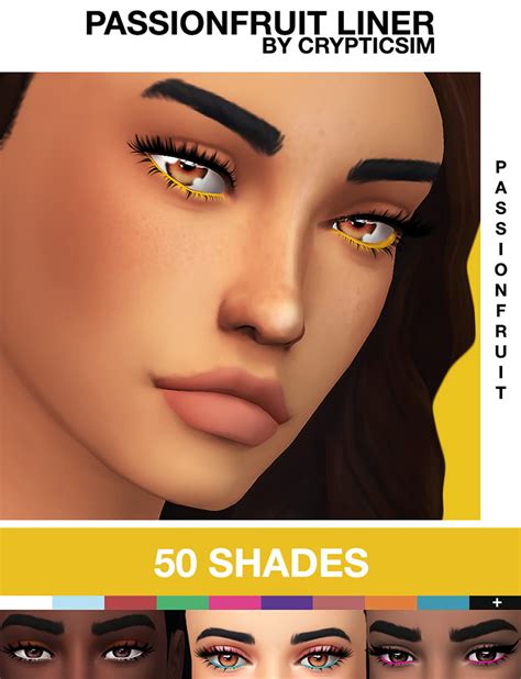 Black Sims 4 CC Makeup