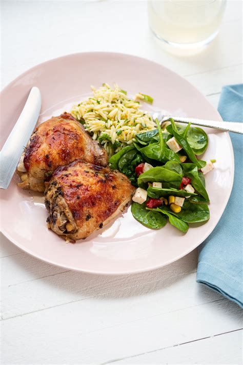 Greek Roasted Chicken Thighs Recipe — The Mom 100