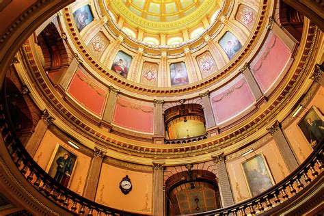 Michigan State Capital Building Dome 3 Photograph by Douglas Milligan ...