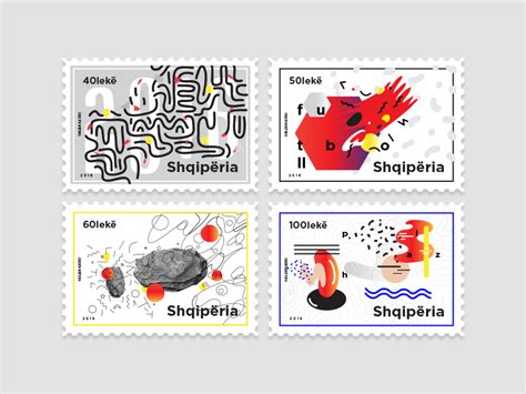 Albania Post Stamps by Vasjen Katro on Dribbble