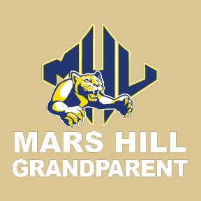 AUTO GRAPHS PREMIUM DECAL/MARS HILL GRANDPARENT WITH MHU ATHLETIC LOGO ...