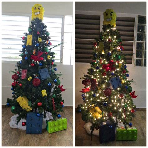 DIY Lego Themed Christmas Tree - Crafty Morning