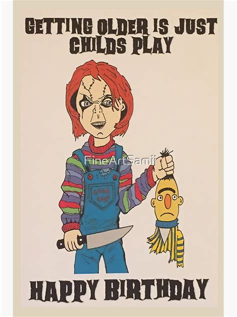 "chucky and tiffany,killer doll Birthday Card, HORROR cards, Funny Birthday Card, love cat cards ...