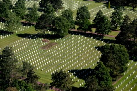 Aerial view of the Normandy American Cemetery and Memorial | The White House