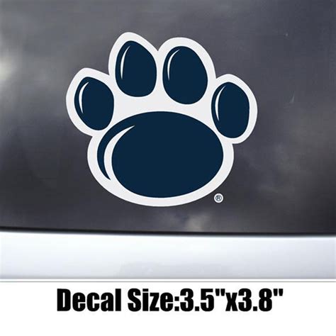 Nittany Lion Paw Print Decal Sticker