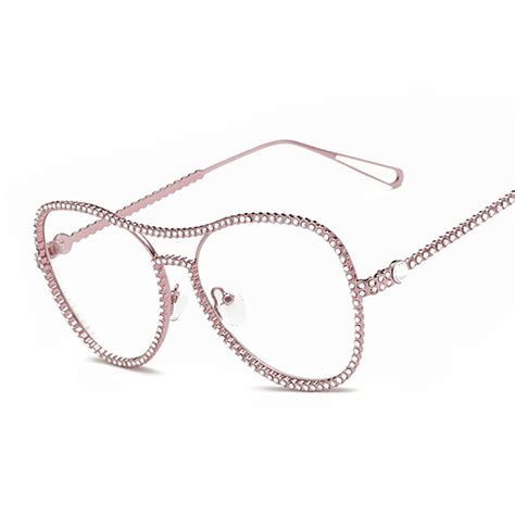 Popular Crystal Eyeglass Frames-Buy Cheap Crystal Eyeglass Frames lots from China Crystal ...