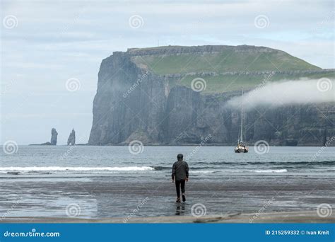 Tjornuvik Beach on Streymoy Island Stock Photo - Image of denmark ...