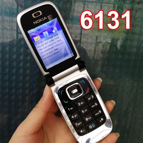 Refurbished Original Nokia 6131 Mobile Phone 2G GSM Unlocked Flip Phone ...