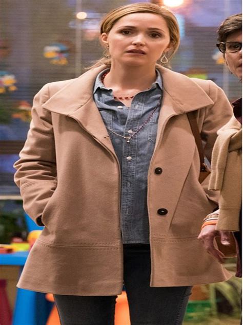 Rose Byrne Instant Family Brown Coat – Bay Perfect