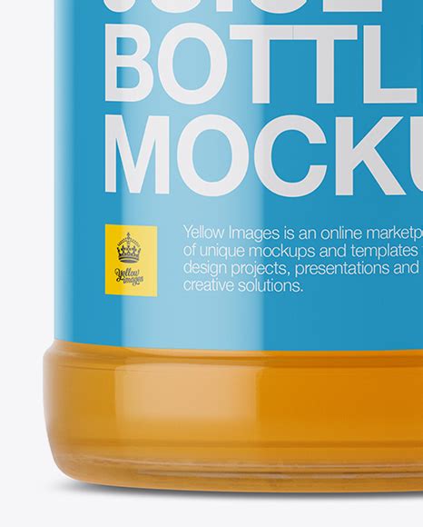 Orange Drink Bottle Mockup - Free Download Images High Quality PNG, JPG