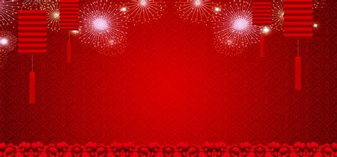 Red Lanterns Chinese New Year Style Poster Background | Chinese new ...