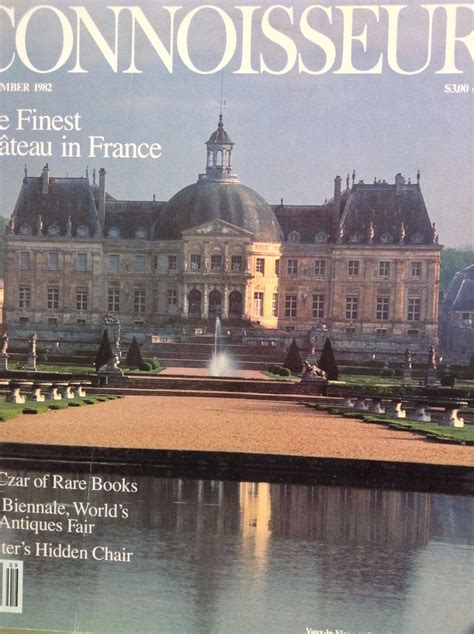 Connoisseur Art Magazine Finest Chateau In France September 1982 092817nonrh | eBay