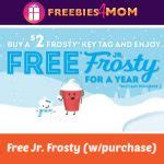 🍦Wendy's 2021 Frosty Key Tags - Freebies 4 Mom