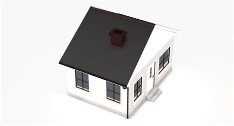 simple house 3d model