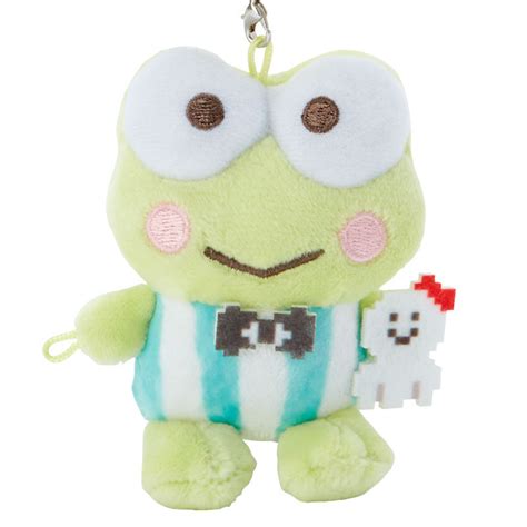 Plush Keychain Kero Kero Keroppi Sanrio Game Street - Meccha Japan