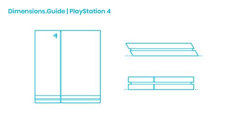 PlayStation 4 Dimensions & Drawings | Dimensions.Guide