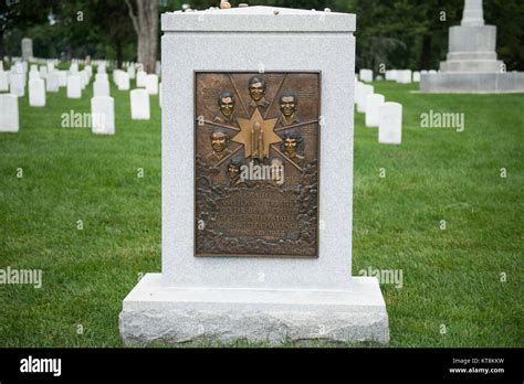 Space Shuttle Challenger Memorial is located near the Memorial Amphitheater in Arlington ...