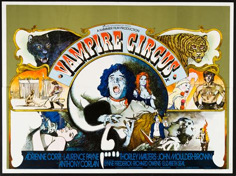 VAMPIRE CIRCUS (1971) Original Vintage Hammer Horror UK Quad Film Movie Poster | Picture Palace ...