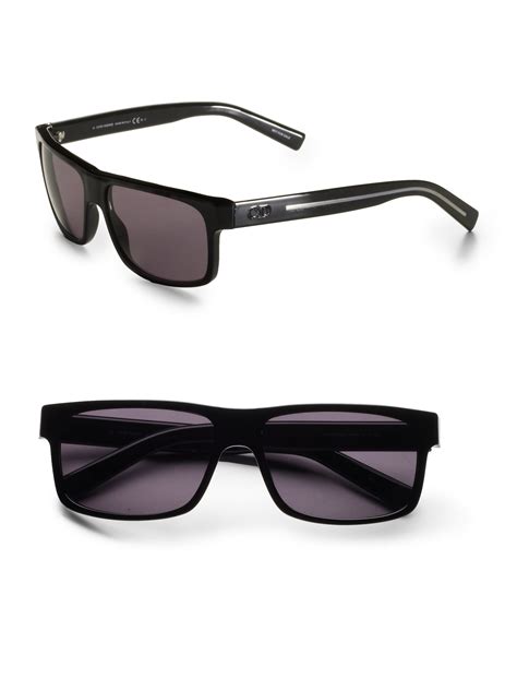 Dior Homme Wayfarer Sunglasses in Black for Men - Lyst