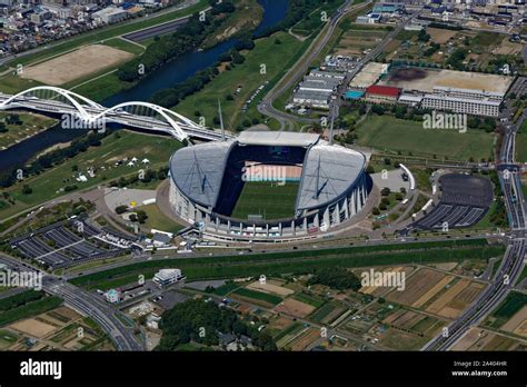 An aerial view of the City of Toyota Stadium venue for the 2019 Rugby ...