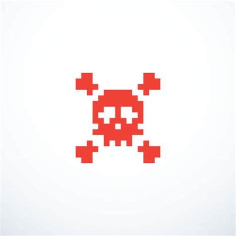 Pixel Art Skull Illustrations, Royalty-Free Vector Graphics & Clip Art ...