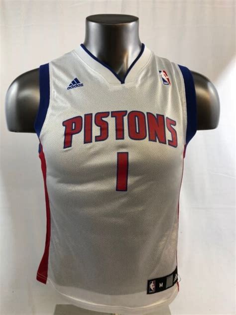 CHAUNCEY BILLUPS DETROIT PISTONS VINTAGE ADIDAS JERSEY YOUTH MEDIUM | eBay